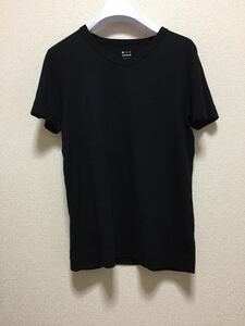 Three Dots スリードッツ 半袖Tシャツ USA製 SMALL 黒系