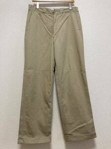 60's70's ヴィンテージ OSHKOSH ワークパンツ チノトラウザーズパンツ SANFORIZED/ARMY CHINO 裾ダブル コインポケット ユニオンチケット