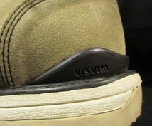 名作 ビズビム visvim 7-HOLE CUBISM レザー ブーツ トレッキングシューズ ベージュ系 革靴 ビズヴィム 難有_画像4