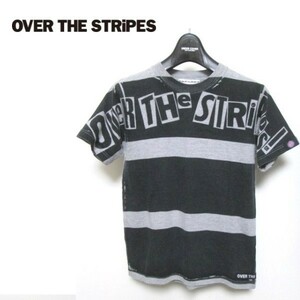 OVER THE STRIPES オーバーザストライプス ピストルズ ボーダー柄 プリント クルーネック Tシャツ