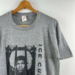 【激レア】ビンテージ 90s ICE CUBE アイスキューブ Tシャツ USA製 古着 ロックT Priority N.W.A HIPHOP DR.DRE EAZY E RAPTEES 2PAC