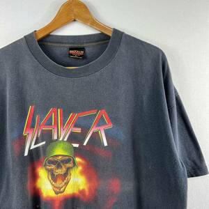 ビンテージ 90s【SLAYER】ロック Tシャツ 古着 アメカジ METALLICA SLIPKNOT CRADLE OF FILTH MARILYN MANSON ROB ZOMBIE MEGADETH PANTERA