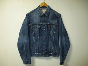 リーバイス LEVIS　70505-0217 　 BIGＥ デニム ジャケット 3rd　 ダメージ加工 日本製 復刻　サイズ　38　　　（３E　ハ大