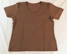 シャルレ CHARLE レディース 半袖Tシャツ カットソー ブラウン系 サイズL 未使用品 JW-60 20230629_画像1