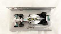 ミニチャンプス PMA 1/43 メルセデス GP ペトロナス F1チーム MGP W02 #8 ニコロズベルグ 2011 Mercedes Petronas N.ROSBERG JP-90_画像4