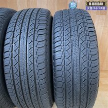 良品 150プラド マットブラックエディション 純正 18インチ 7.5J +25 6H 139 & 265/60R18 2023年製 ミシュラン 1台 4本セット トヨタ ☆004_画像10