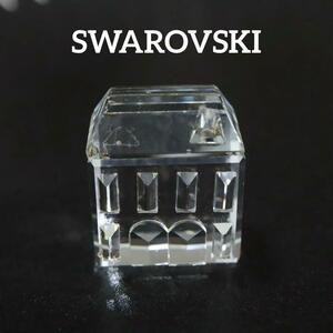 【匿名配送】訳アリ SWAROVSKI スワロフスキー 置物 建物