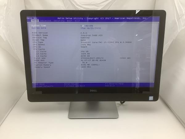 DELL Inspiron 一体型パソコン インチ All in Oneデスクトップ