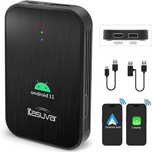 CarPlay AI Box Carplay/Android Autoワイヤレス 純正有線Carplayを無線に転換 カープレイ