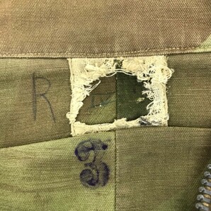 【size.3】50s 1950年代 ベルギー軍 実物 Belgian Army Denison Smock デニソンスモックジャケット ブラッシュカモ 迷彩 アノラック ユーロの画像8