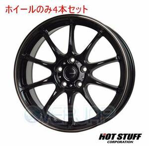 4本セット HOT STUFF G.speed P-07 ブラック&ブロンズクリア (BK/BR) 15インチ 6.0J 114.3/5 43 クラウンセダン GBS12