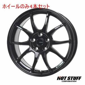 4本セット HOT STUFF G.speed G-06 メタリックブラック (MBK) 16インチ 6.5J 100/5 48 レガシィツーリングワゴン BRM