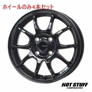 4本セット HOT STUFF G.speed G-06 メタリックブラック (MBK) 15インチ 5.5J 100/4 43 ヤリス 15系