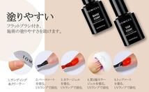 ジェルネイル トップコート ベースコート 15ml 2本セット_画像9