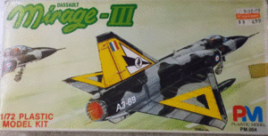 PM/1/72/ダッソー・ブレーゲ・ミラージュⅢ戦闘機/オーストラリア空軍仕様/未組立品