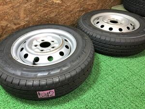 マツダ純正 14inch 4.5j × YOKOHAMA 165/80R14 97/95N LT (165R14 8PR LT) PCD114.3 5穴 ボンゴブローニイ デリカ バネット