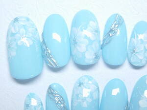 Y* prompt decision [ Short ] flower * artificial nails *702