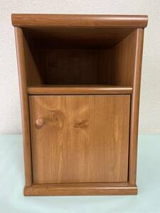  wooden storage shelves side table telephone stand FAX pcs cabinet door attaching 