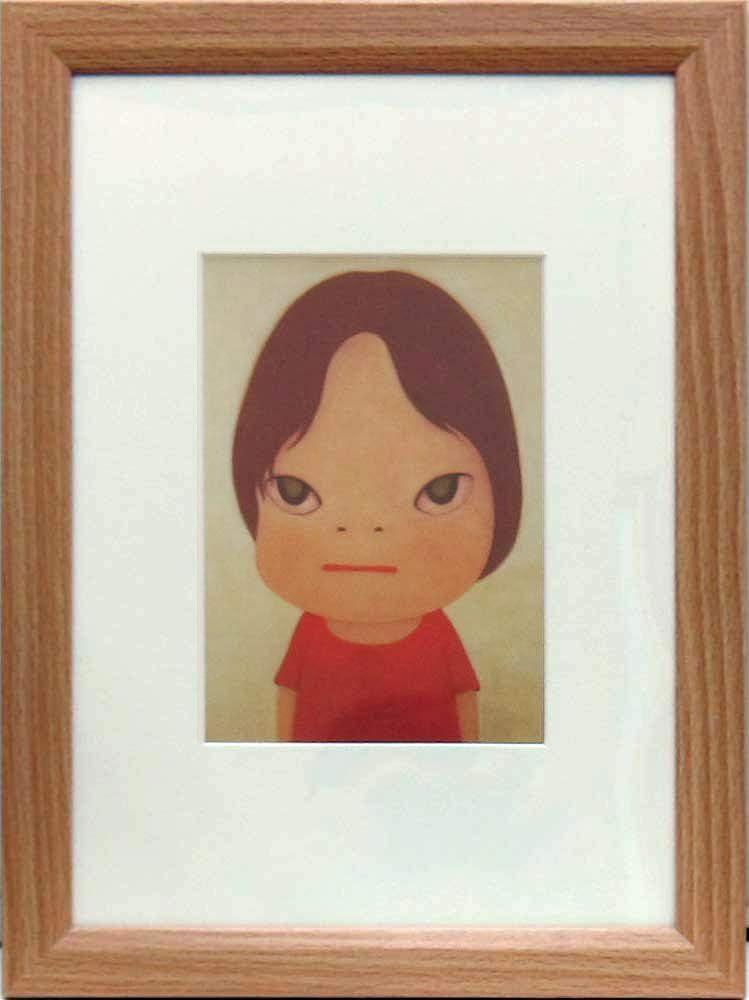 [Репродукция] Новая картина Ёситомо Нара, современное искусство, в рамке, картина, художественная печать, размер рамы 286х211мм., арт-панно для интерьера, настенный, в рамке, произведение искусства, Рисование, другие