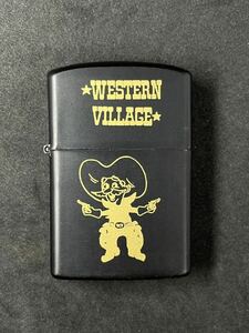 [ rare goods, dead stock ]WESTERN VILLAGE Western village unused oil lighter 