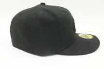 ■【YS-1】 レア・希少品 ■ ニューエラ NEW ERA ■ キャップ・帽子 NFL パッカーズ ■ 良好 ■ 7 1/2 59.6cm 黒系 【同梱可能商品】■A_画像2