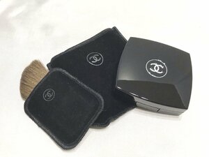 ■【YS-1】 状態良好 ■ シャネル CHANEL ■ プードゥル ティセ フェイスパウダー ■ 専用ブラシ 収納袋付き 【同梱可能商品】■D