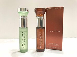 ■【YS-1】 ミニ香水 ■ ブルガリ BVLGARI ■ オ パフメ EDC 10ml オムニア オードパルファム 10ml ■ 2点セット【同梱可能商品】■D