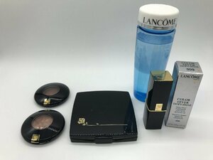 ■【YS-1】 コスメ ランコム LANCOME 5点セット ■ アイシャドウ ファンデーション 口紅 アイメイクアップリムーバー 【同梱可能商品】K■