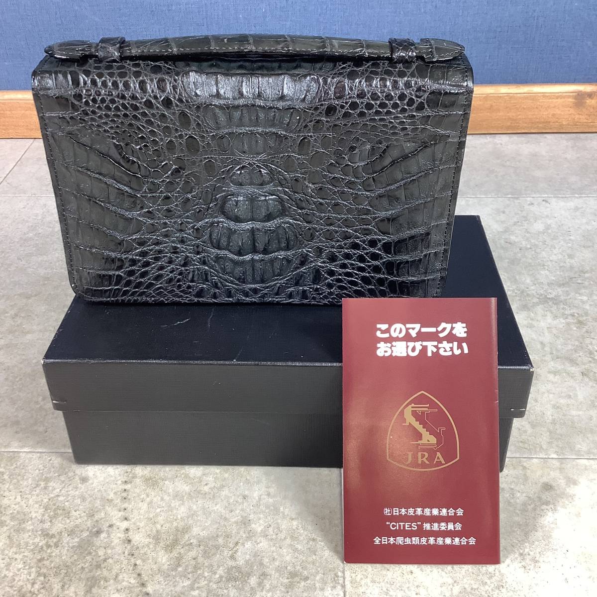 ヤフオク! -「genuine crocodile skin」の落札相場・落札価格