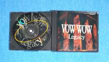 CD■VOW WOW / LEGACY ■ヴァウワウ■2枚組CD■山本恭司、人見元基、新実俊宏、ニール・マーレイ_画像3