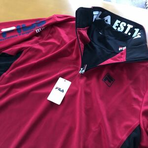 新品二枚セット　FILA フィラ　着まわし抜群インナーシャツ付　ポロシャツ　Ｍ