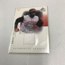 Dmitri Young 2001 Upper Deck SP Game Used Fabric Jersey_画像1