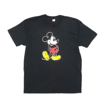 古着 プリントTシャツ ディズニーキャラクター ミッキーマウス ブラック サイズ表記：-　gd81213_画像1