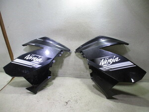 G◆NINJA250用サイドカウル左右628 純正.'21年.EX250P.NINJA400.EX400G.'18年～.ニンジャ.ミドル.カバー 送料無料(一部地域除外)