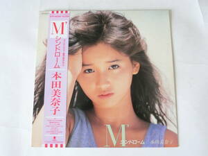本田美奈子 LPレコード Mシンドローム ピクチャーレーベル ポスター付き