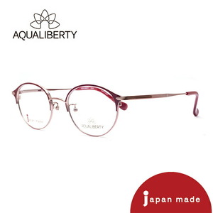 【度付きレンズ込み】AQUALIBERTY AQ22523 RE(レッド) 日本製 アクアリバティー 眼鏡 めがね 伊達眼鏡