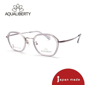 【度付きレンズ込み】AQUALIBERTY AQ22526 GR (グレー) 日本製 アクアリバティー 眼鏡 めがね 伊達眼鏡