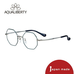 【度付きレンズ込み】AQUALIBERTY AQ22508 BL (ブルー) 日本製 アクアリバティー 眼鏡 めがね 伊達眼鏡