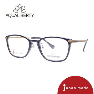 【度付きレンズ込み】AQUALIBERTY AQ22514 BK(ブラック) 日本製 アクアリバティー 眼鏡 めがね 伊達眼鏡