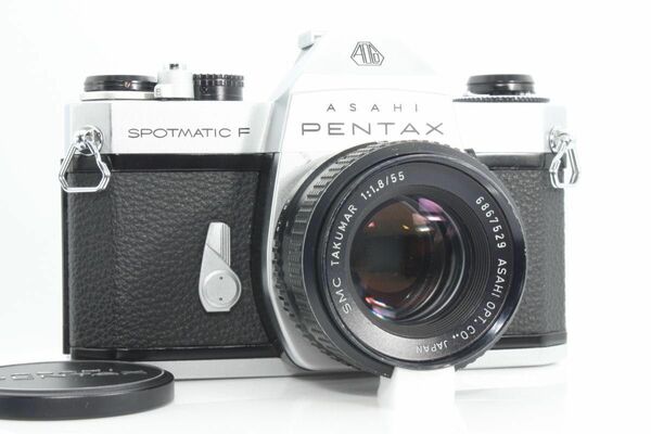 整備品　PENTAX SPF レンズ付　SMC TAKUMAR 55mm F1.8 フィルムカメラ　