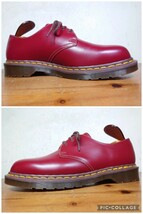 【1度使用程度/極美品】英国製 Dr.Martens/ドクターマーチン 3ホール プレーントゥ UK9 27.5-28cm相応 made in england/ギャルソン好きに_画像2