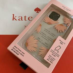  новый товар! Kate Spade / Дэйзи. цветок . Kirakira biju- ввод! фотография . входить .iPhone11Pro кейс kate spade 8aru6693 прозрачный 