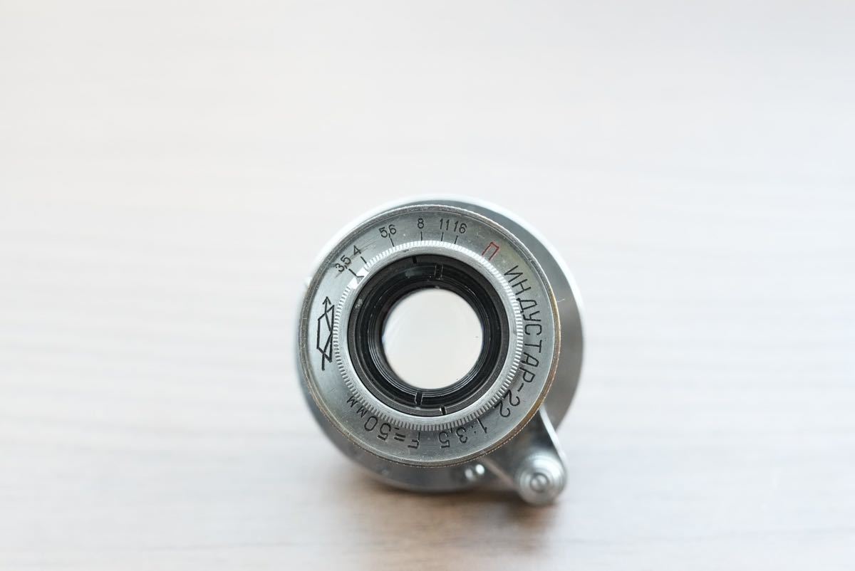 分解清掃済 沈胴型 Industar-10 50mm f3 5 KMZ M39 L39 ライカL