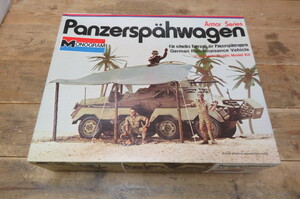 即決・monogram 1/32 Panzerspahwagen・モノグラム ドイツ8輪重装甲偵察車・プラモデル・部品パーツ取り・検戦車