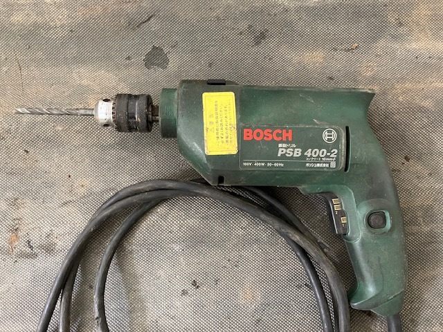 BOSCH 振動ドリル PSB620RE型 キャリングケース付き 取扱説明書付き