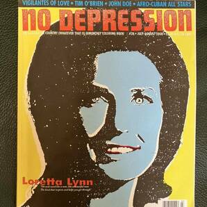 中古 雑誌 NO DEPRESSION #28 JULY-AUGUST 2000 Loretta Lynn 特集 John Doe X(LA) etc. Alternative Country オルタナカントリー 送料無料