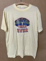 USED 70s Sportswear Iron Printed T-Shirt 中古 70's スポーツウェア アイロン プリント ビンテージ USA製 Tシャツ サイズ M/L送料無料_画像1