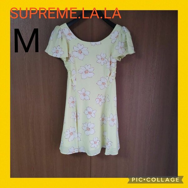 SUPREME.LA.LA.｜シュープリームララ ワンピース 花柄 Mサイズ