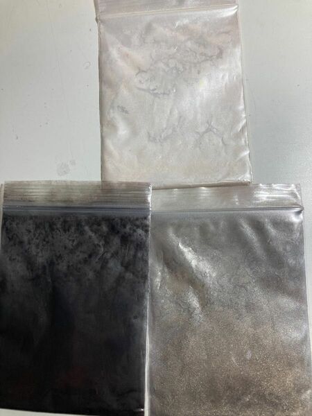 ジャッキーパールパウダー1マイカパウダーエポキシ樹脂染料パール顔料天然マイカミネラルパウダーピンク黒灰色白