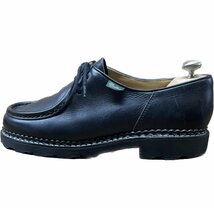 美品◆パラブーツ レザーシューズ ミカエル チロリアンシューズ 41.5 NOIR Paraboot_画像3